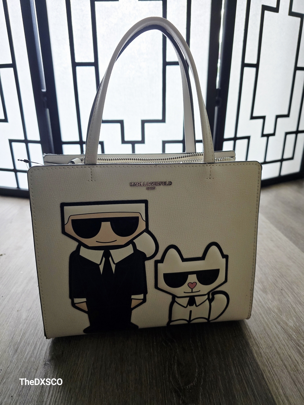 Karl Lagerfeld White Maybelle Bag